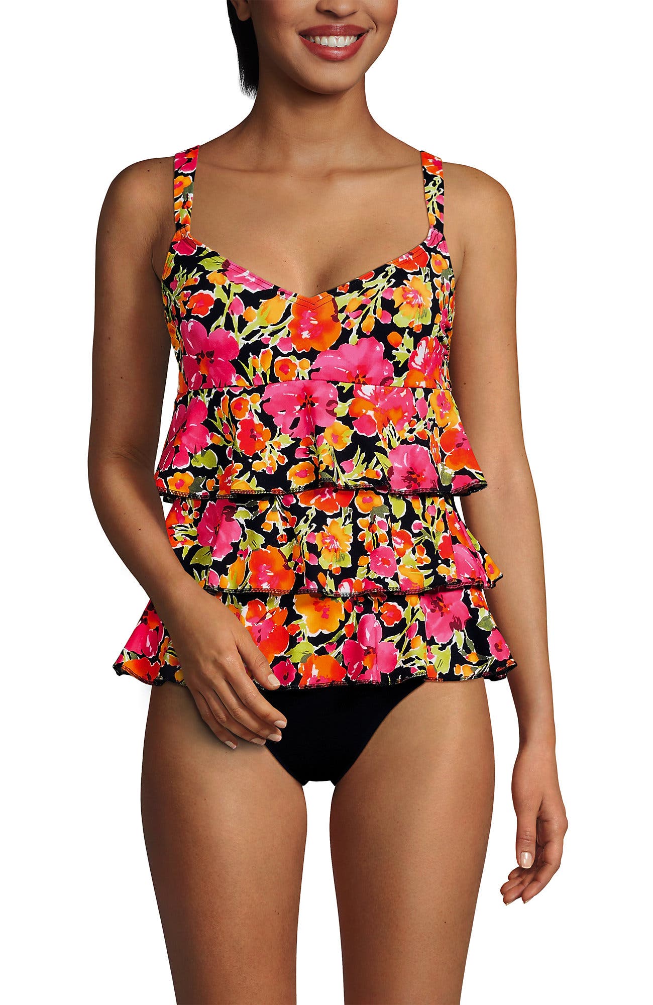 Painted Blooms/Black