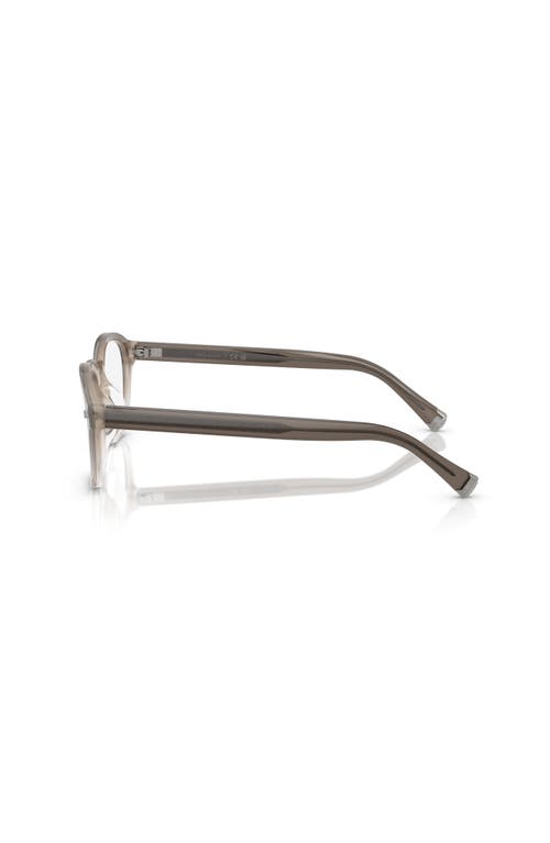 Brunello Cucinelli 50mm Square Optical Glasses In Gray