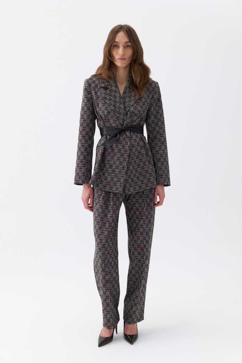 Double-Sided Belt Designed Jacket, Alternate, color, Multi-Colored