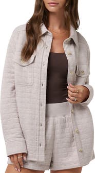 TravisMathew Coastal Quilted Shacket