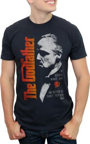 The Godfather Men's Distressed Offer Quote Short Sleeve Graphic T-Shirt