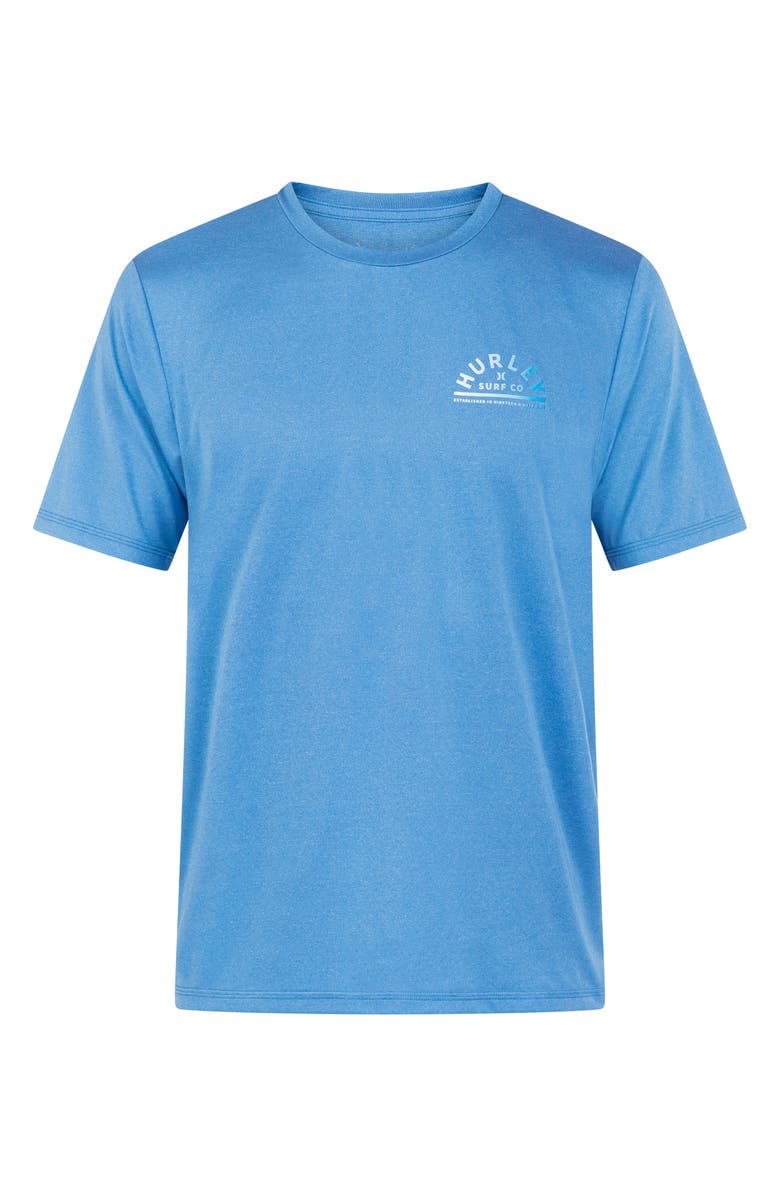 Hurley Hybrid Short Sleeve UPF 50+ Rashguard, Alternate, color, 