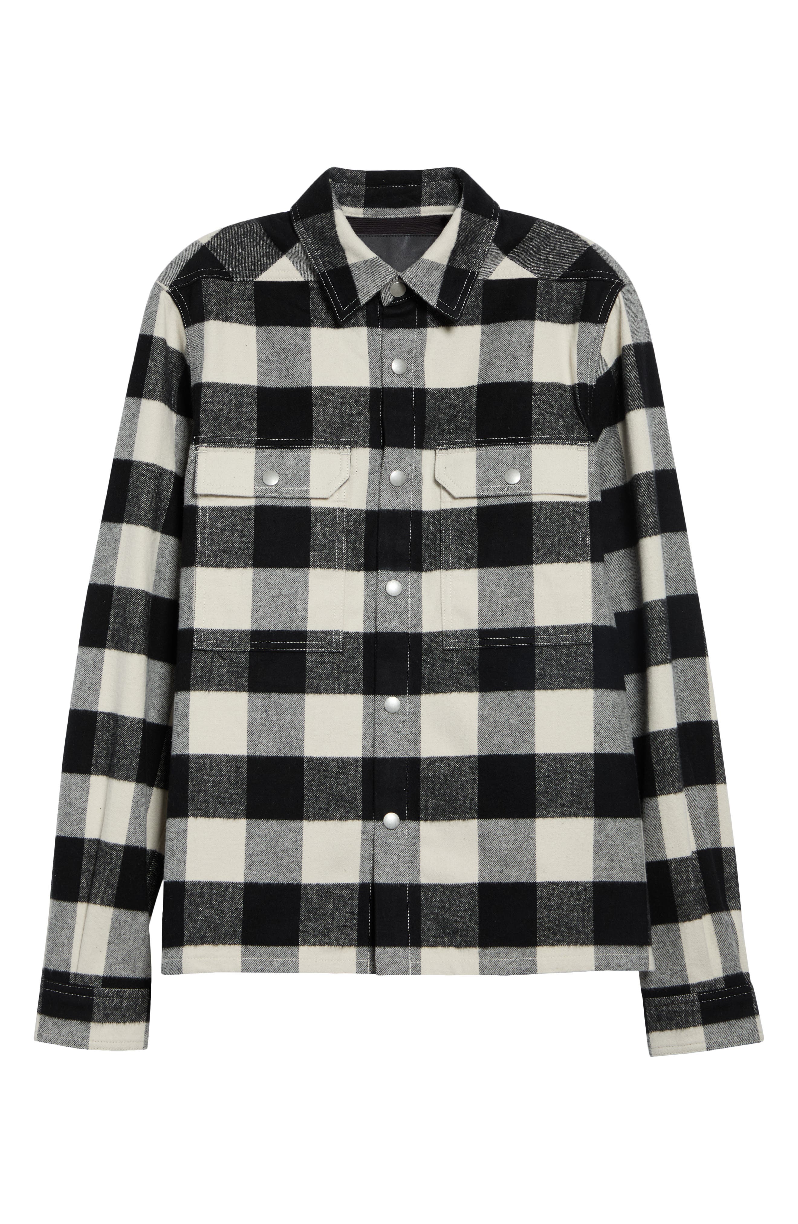 selected BLACK PLAID