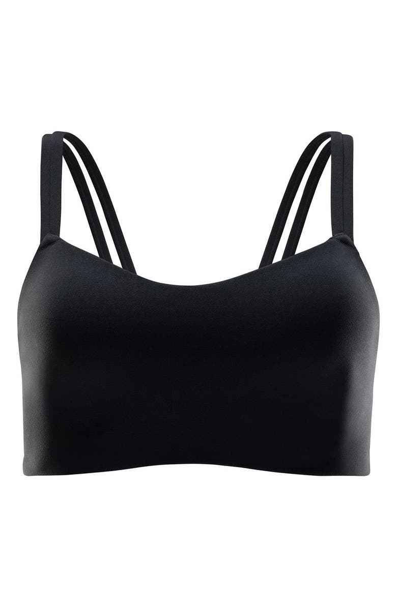 Nike Zenvy Strappy Light-Support Padded Sports Bra, Alternate, color, 010 Black/Sail