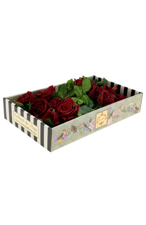 Luscious Garden Rose Natural Touch, Box of 6
