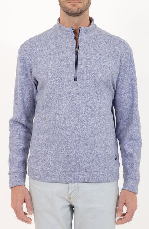 Casual Quarter Zip Pullover Sweater