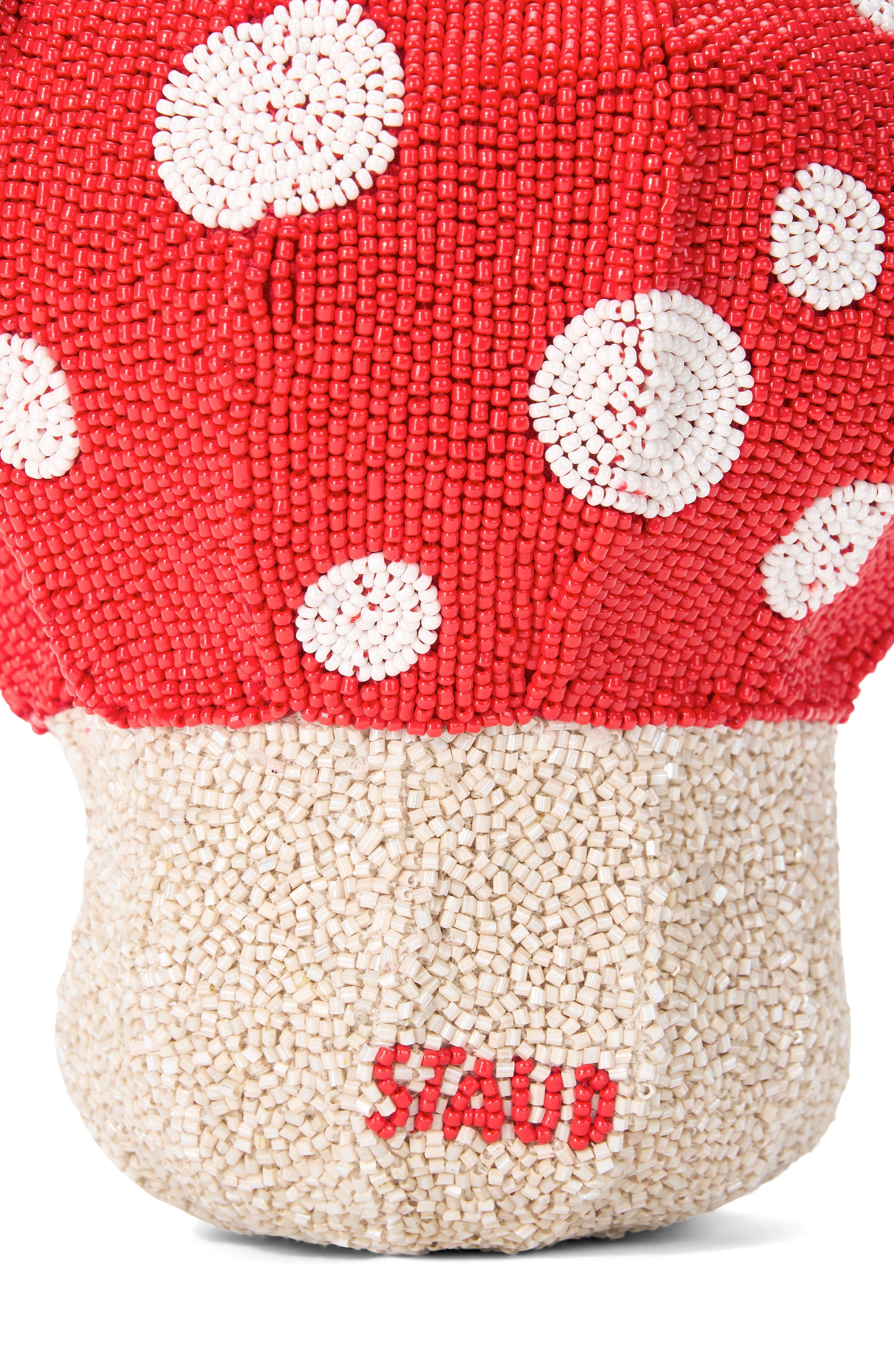 STAUD Shroom Beaded Bag, Alternate, color, Mushroom