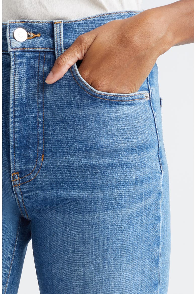 Beverly High Waist Skinny Flare Jeans, Alternate, color, SEDONA RIVER
