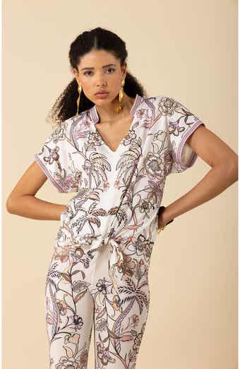Max Mara Legno Monogram Print Silk Twill Shirt | Nordstrom Max Mara Legno Monogram Print Silk Twill Shirt | Nordstrom