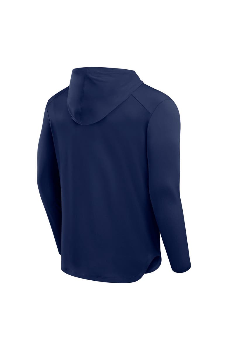 FANATICS Men's Fanatics Navy New York Yankees Front Office Power Mono Long Sleeve Hoodie T-Shirt, Alternate, color, Navy