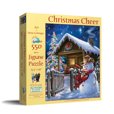 Christmas Cheer 550 piece Jigsaw Puzzle for Adults