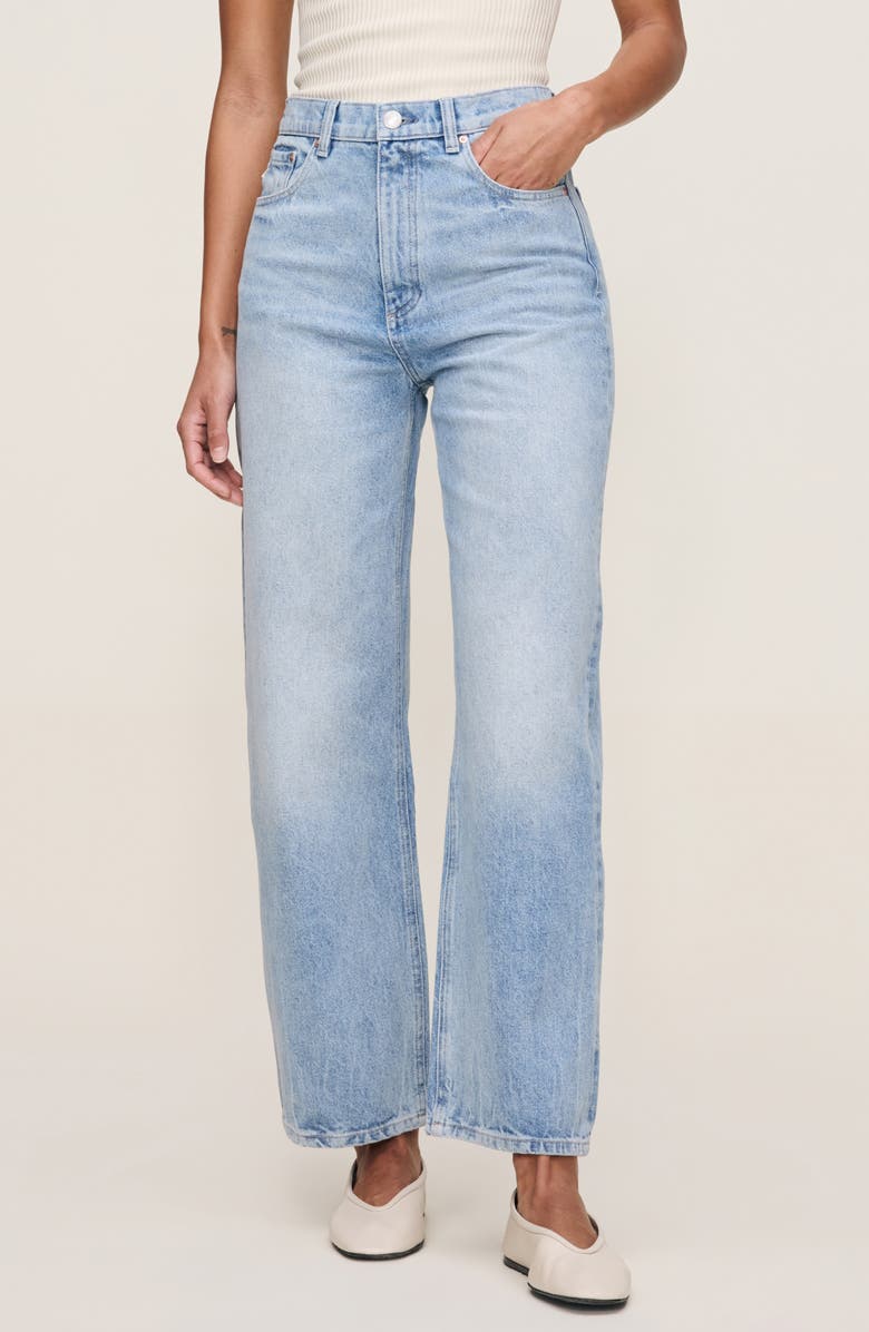 DL1961 Karmine Refined High Rise Wide Leg Jeans, Main, color, 