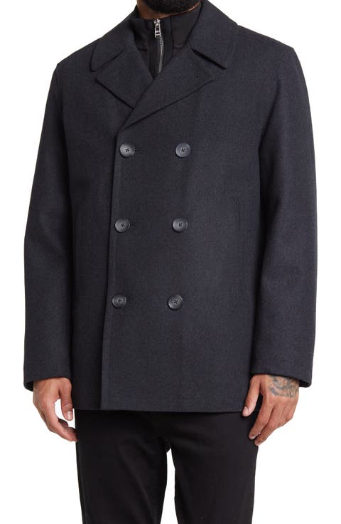 Wool Blend Peacoat