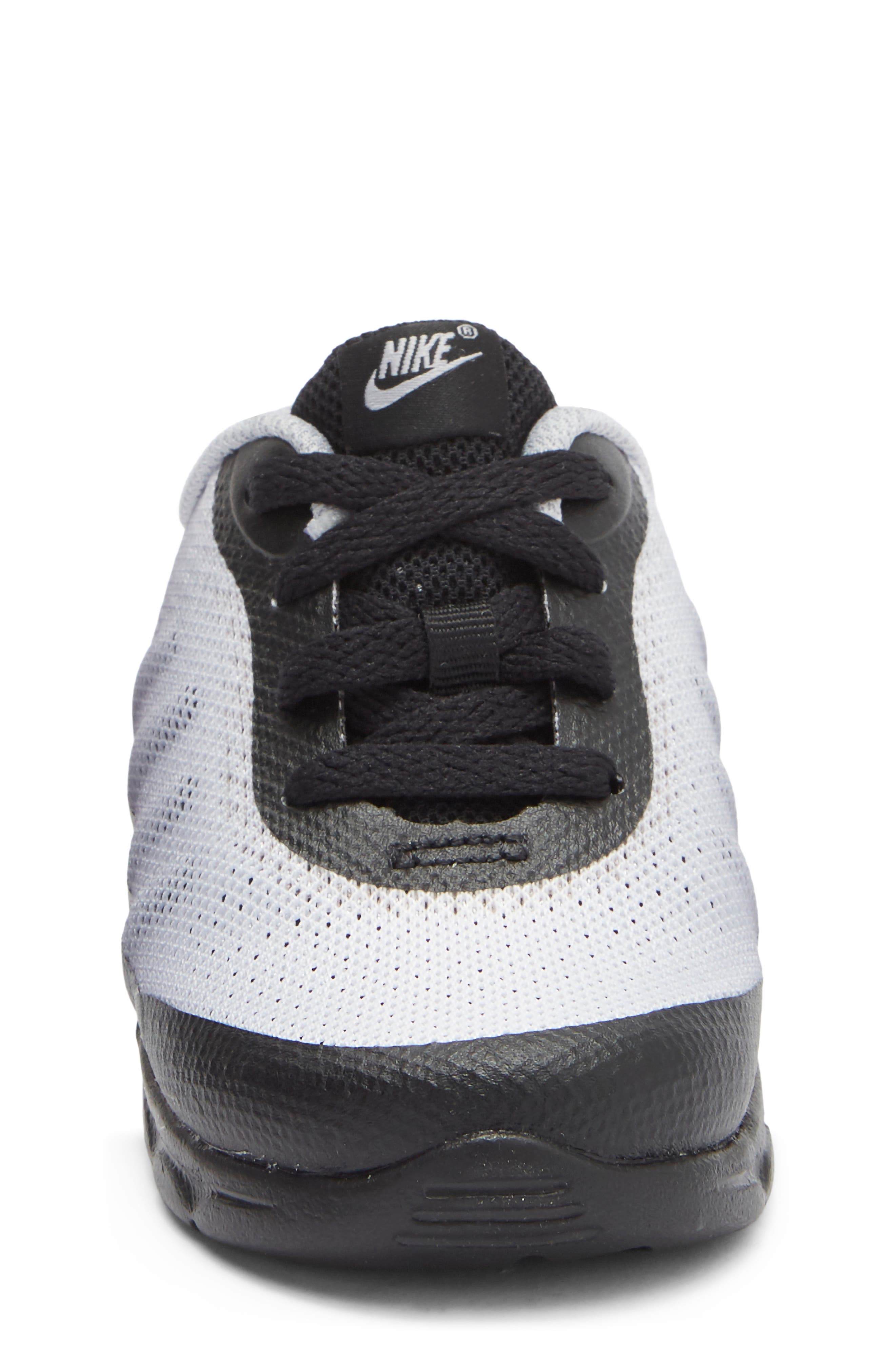 Nike Kids' Air Max Invigor Sneaker, Alternate, color, 001 Black/White