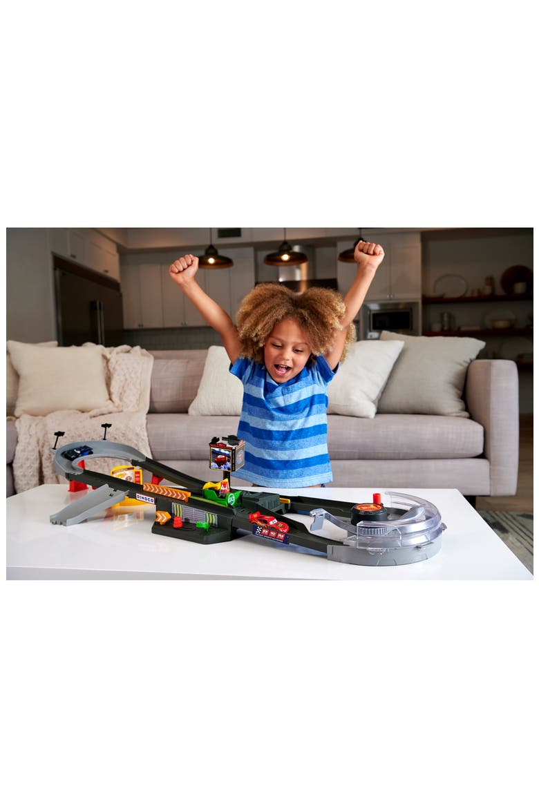 Disney Pixar® Cars Piston Cup Action Speedway 1:55 Scale Track Playset, Alternate, color, MULTI BLACK