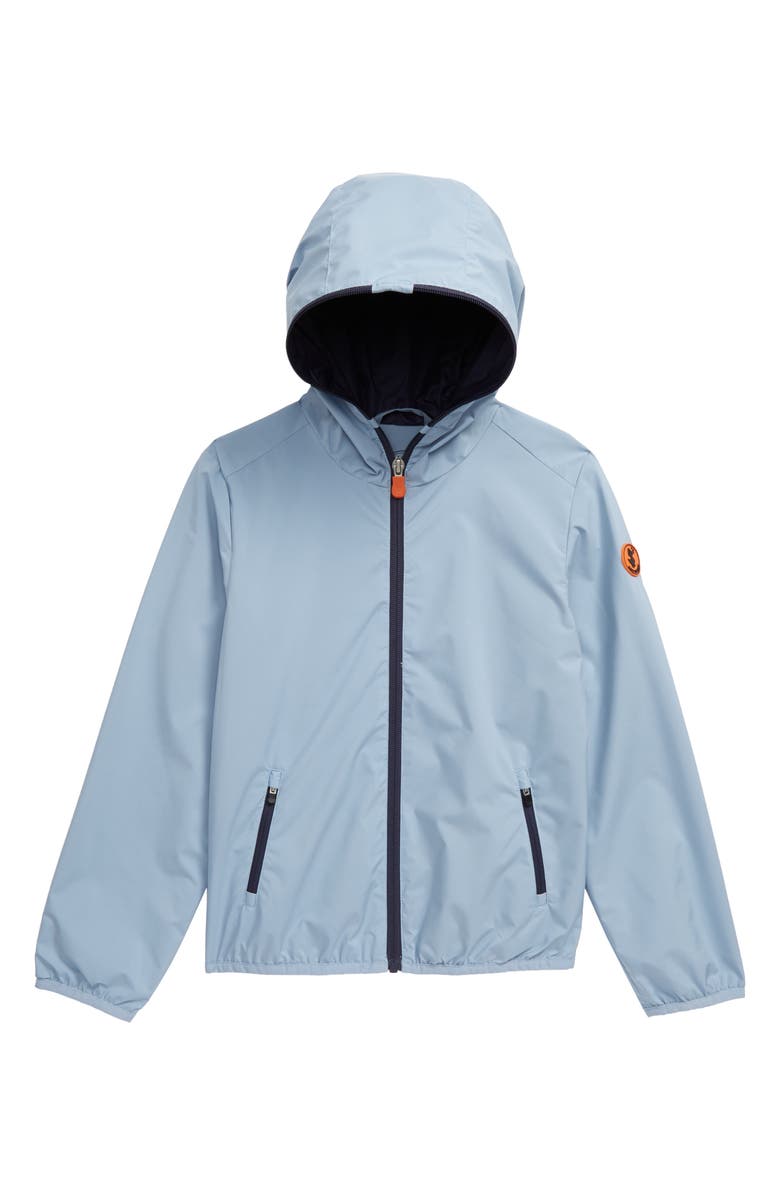 Save The Duck Lightweight Water Resistant Windbreaker, Main, color, 