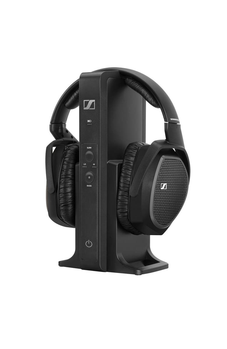 Sennheiser RS 175 RF Wireless Headphone System for TV Listening, Main, color, Black