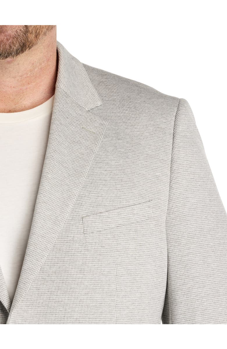 JV Reflex Big & Tall Houndstooth Sport Coat, Alternate, color, Grey