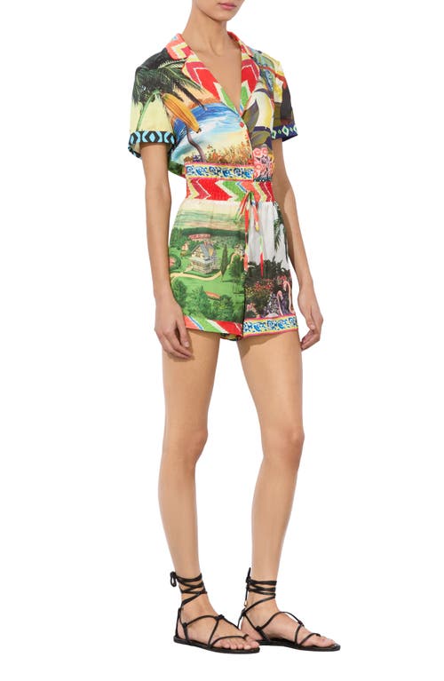 Alice And Olivia Leighton Pajama Romper