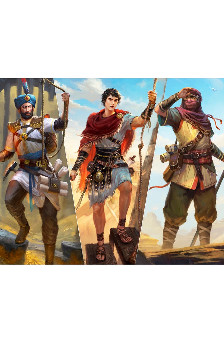 Funforge Monumental Duel Espionage Civilization Deckbuilding Board Game,10+, Alternate, color, Multicolored