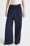 Sandy Liang Broome Side Stripe Wide Leg Pants