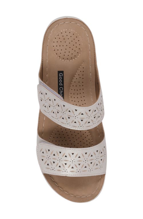 Gc Shoes Verna Slide Sandal In Silver