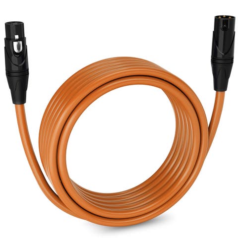 20 ft Balanced XLR Cable, Male to Female, 3 Pin Microphone Cable