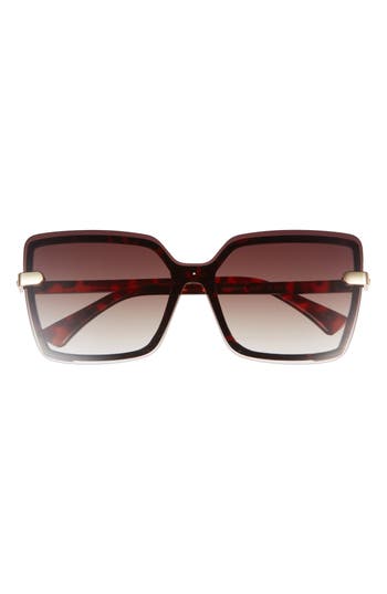 Vince Camuto 141mm Gradient Rimless Square Sunglasses