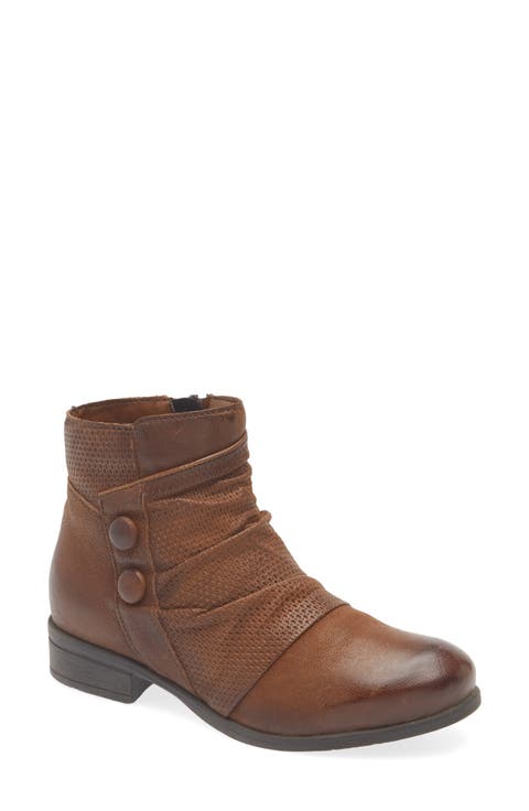 Sallie Scrunch Leather Boot (Women)