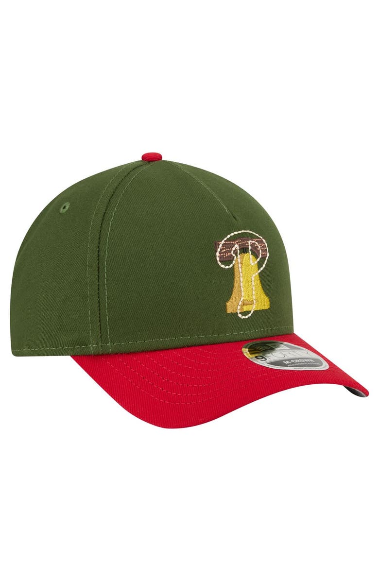 New Era Men's New Era Dark Green Philadelphia Phillies City Feature 9FORTY A-Frame Adjustable Hat, Alternate, color, Dark Green