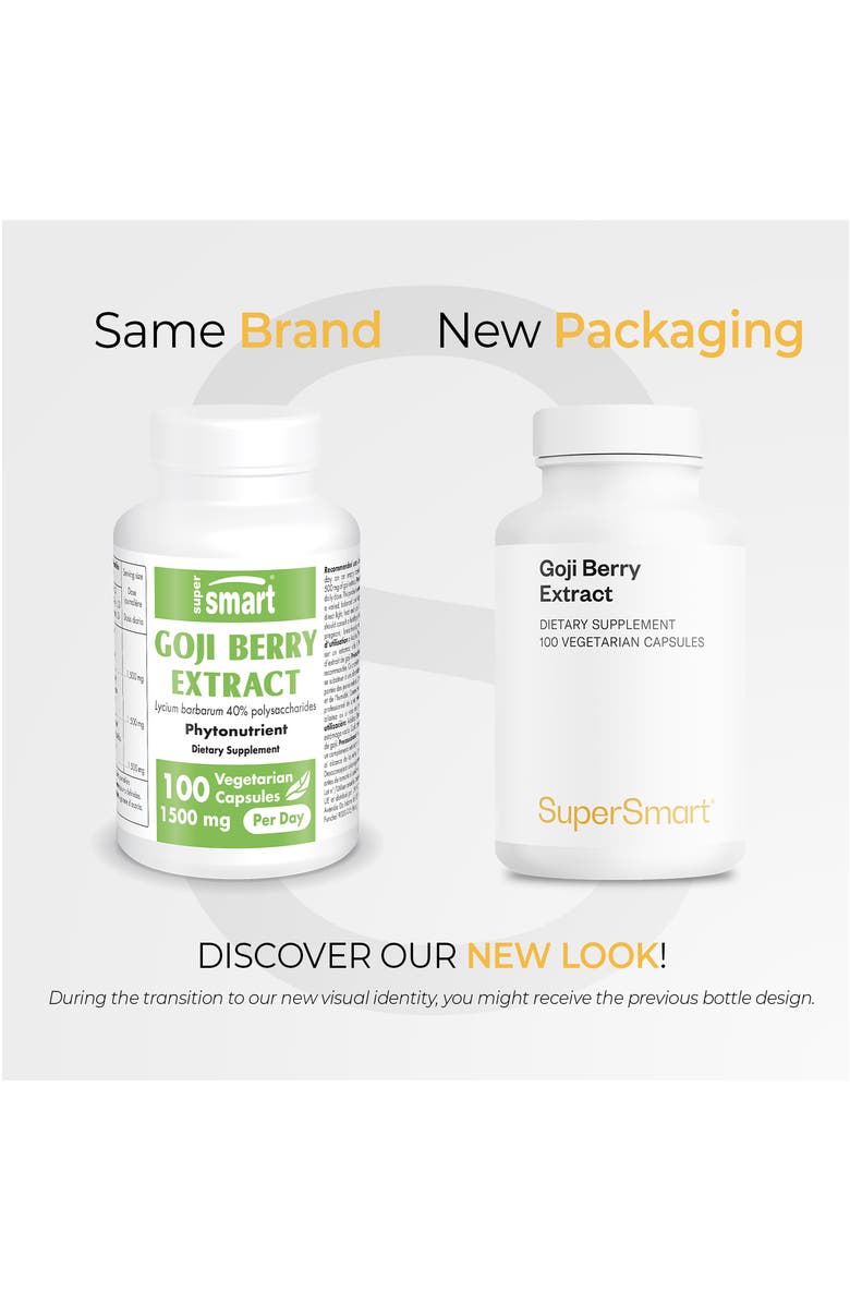 SuperSmart Goji Berry Extract 1500mg, Alternate, color,
