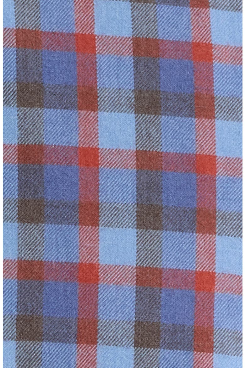 Theod Performance Flannel Sport Shirt, Alternate, color, CROWN BLUE