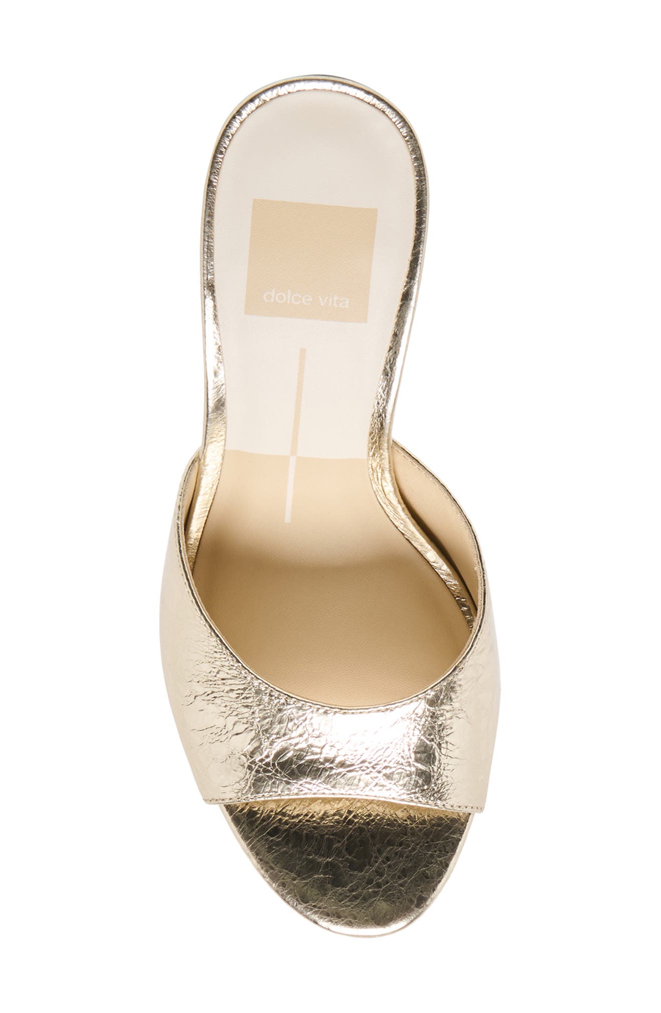 Rosha Slide Sandal, Alternate, color, LIGHT GOLD LEATHER