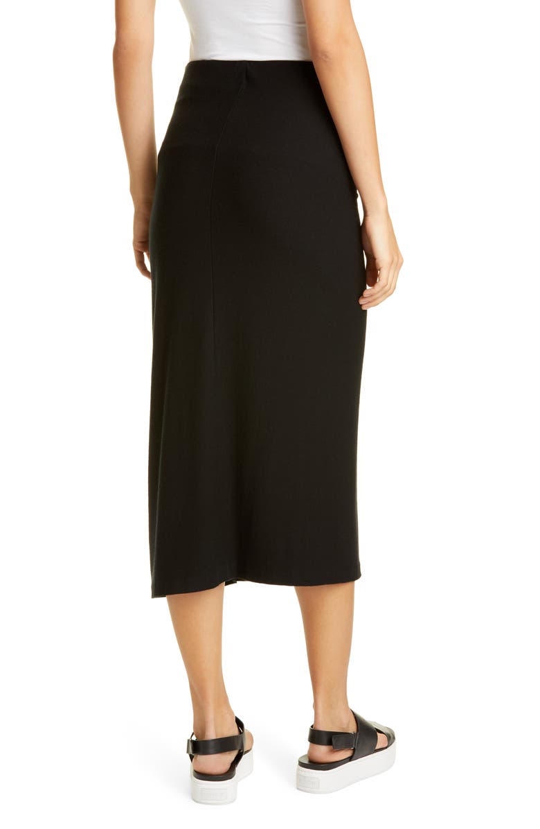Vince Twist Drape Midi Skirt, Alternate, color, 