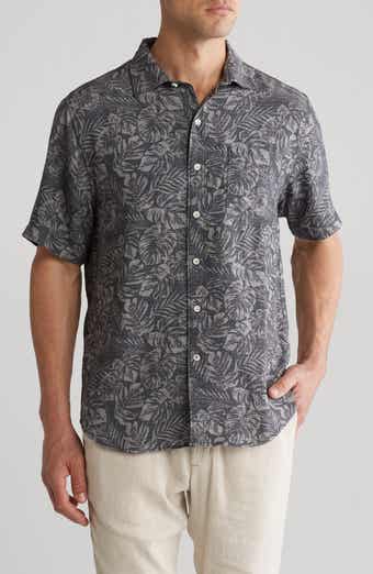 Tommy Bahama Fallen Leaves Tencel® Modal Blend Button-Down Shirt