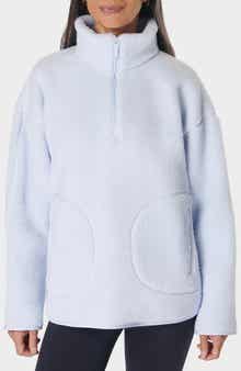 Sweaty Betty Oversize Fleece Half Zip Top
