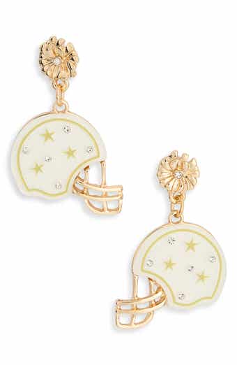 Game Day Helmet Drop Earrings