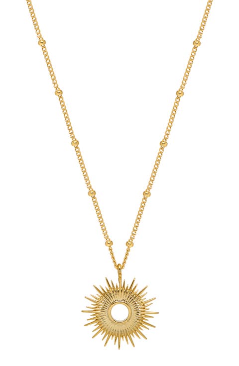 Sunburst Pendant Necklace