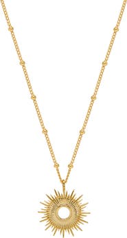 Estella Bartlett Sunburst Pendant Necklace