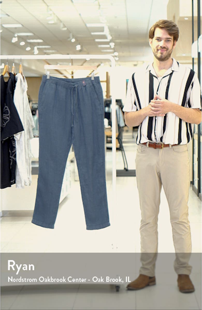 Linen Drawstring Pants, sales video thumbnail