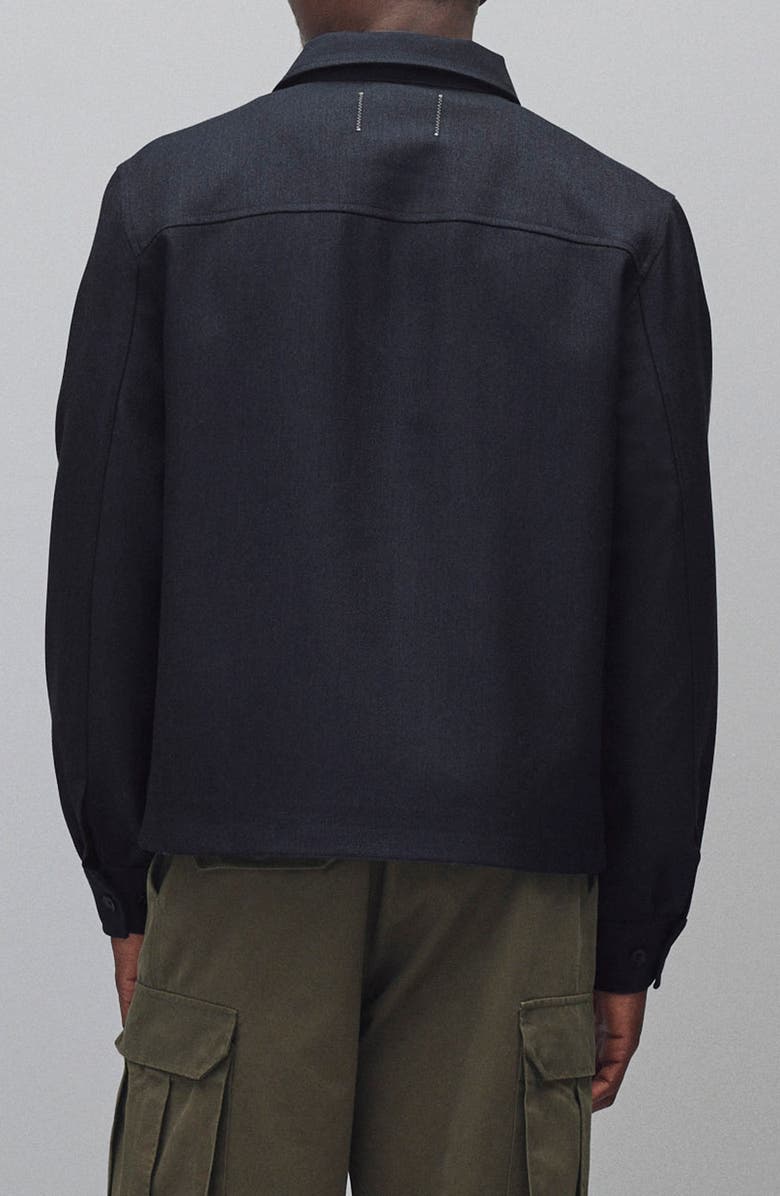 Reigning Champ Venue Wool Twill Jacket, Alternate, color, Navy
