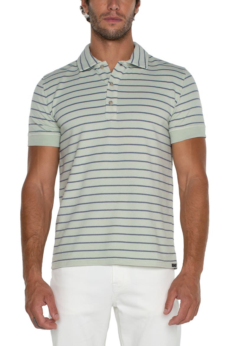 Stripe Polo, Main, color, SEAFOAM