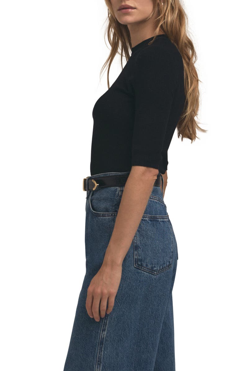 Favorite Daughter The Amelia Elbow Sleeve Wool Sweater, Alternate, color,