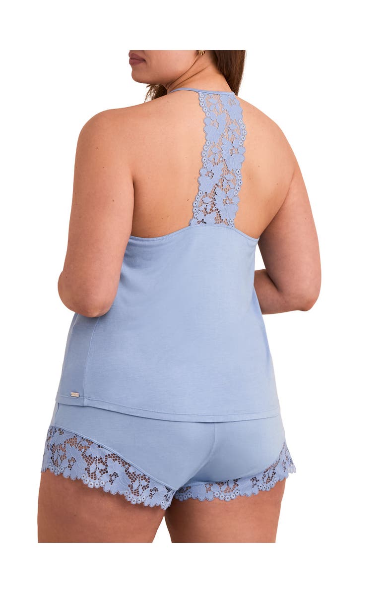 Adore Me Jacky Pajama Cami & Shorts Set, Alternate, color, Medium Blue