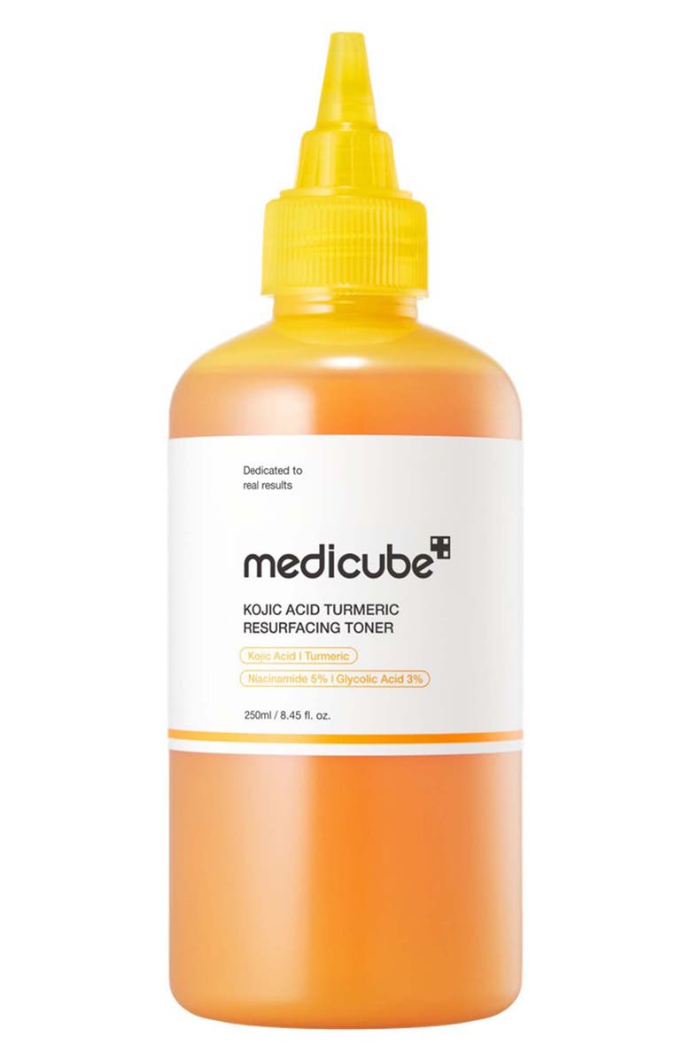 MEDICUBE Kojic Acid Turmeric Resurfacing Toner, Main, color, Yellow
