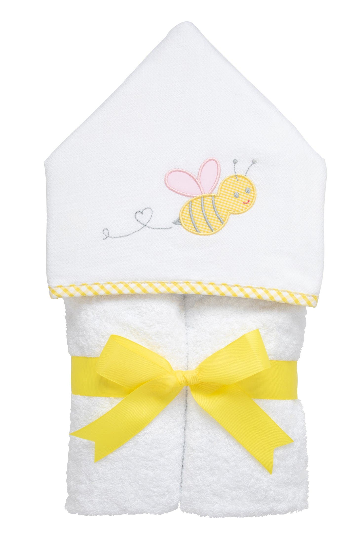 3 Marthas Playful Pals Everykid Towel in Pink Bumble Bee 