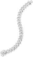SPHERA MILANO Cubic Zirconia Curb Chain Bracelet