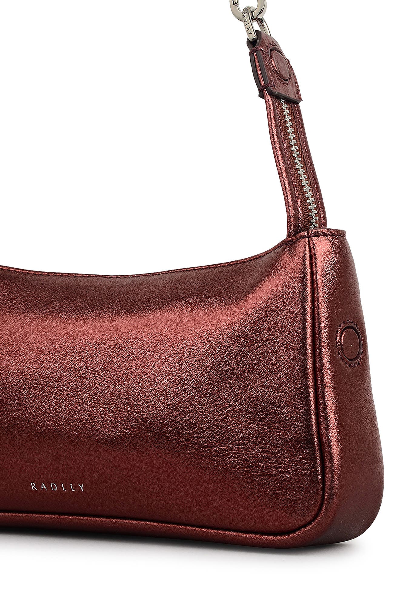 Radley Carlton Close Metallic Mini Shoulder Bag, Alternate, color, 
