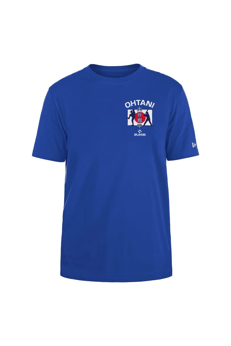 Men's New Era Shohei Ohtani Royal Los Angeles Dodgers Japan Flag T-Shirt, Alternate, color, Royal