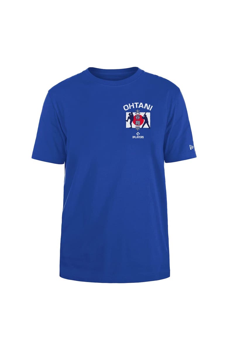 New Era Men's New Era Shohei Ohtani Royal Los Angeles Dodgers Japan Flag T-Shirt, Alternate, color,